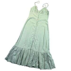 green linen dress zara Stonewashed linen Women Dress Silvia main image 1